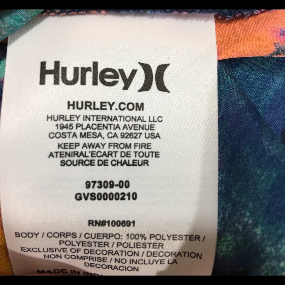 HURLEY | Bright Print Spaghetti Strap Cami Tank - Picture 5 of 6